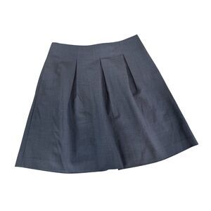 Theory‎ Navy Blue 96% Wool Blend Skirt Size 8
